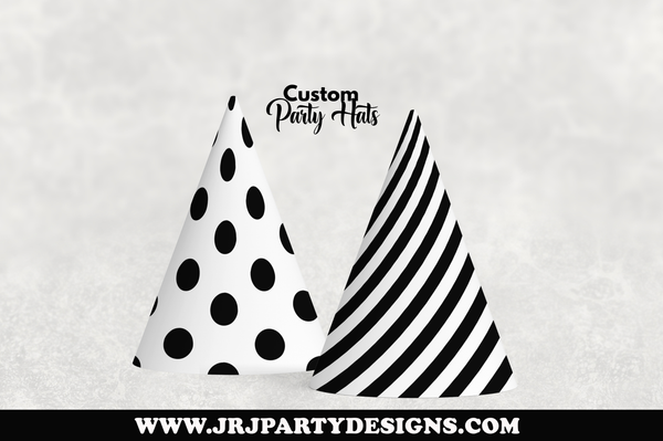 Custom Party Hat, Personalized Party Hat, Cone Hat, Party Hat, Party Hat template, DIY Party Hat
