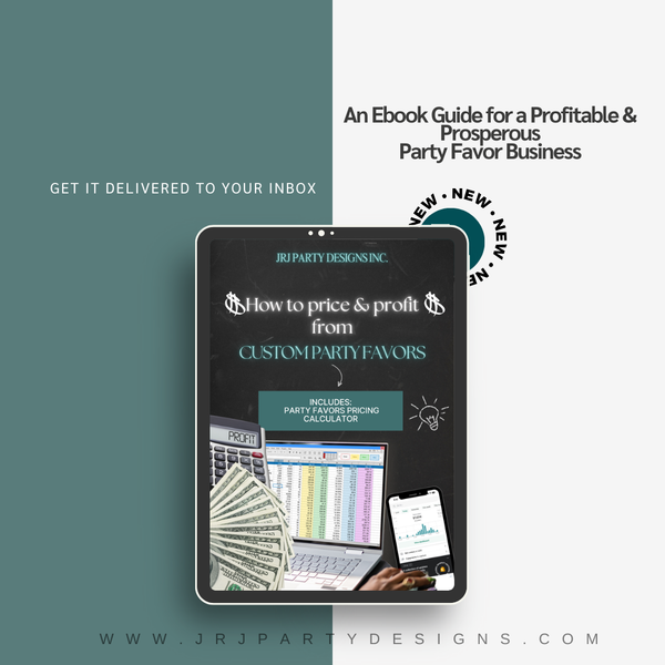 Custom Party Favors industry, How to price custom party favors, how to price tshirts, how to start a custom party favors business, party favors pricing calculator, party favors start up kit, Custom Party Favors business, how to start a business, business start up plan, party favors business plan, party favors marketing tips, pricing calculator spreadsheet