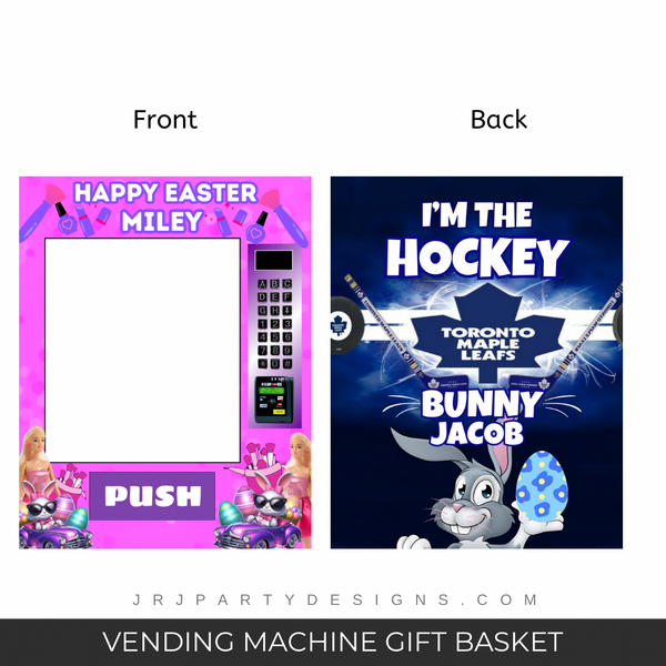 Easter Vending Machine Gift Basket, Easter Vending Machine Gift, Easter Vending Machine Template, How to make an Easter Vending Machine