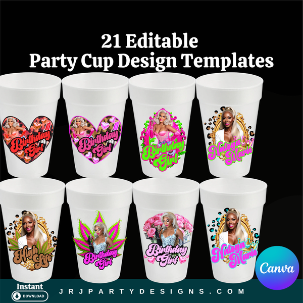 21 editable Canva party cup sticker templates – instant download”

“Custom drink cup label designs for Canva Pro users”

“Digital party favor sticker bundle for events”

“Editable cup labels for birthdays, showers, and weddings”

“DIY drink cup label designs for Canva – party favor business”

“Party planner editable sticker templates – no shipping required”

