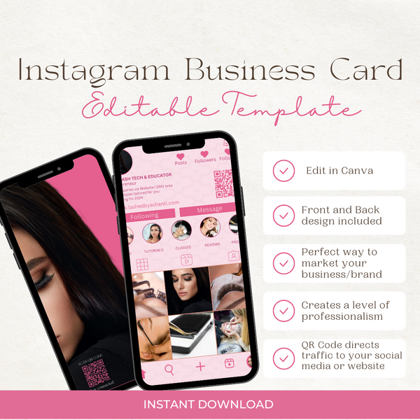 Instagram Business Card, DIY Lash Training Manual,  Hybrid Volume Training, Eyelash Training Guide, Lash Tech Template, Lash business template, social media template, lash logo, Lash Artist Instagram Post Templates, Lash Quotes, Care Card template, faceless reels, faceless digital marketing, faceless brand