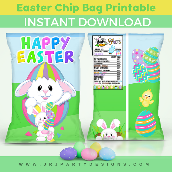 Easter Chip bag Wrapper, digital download, Easter Printable, Chip Bag wrapper, Easter Sunday, Egg hunt,  Easter Classroom gift, non food party favors, Eggstra, Egg hunt, Easter favors, Easter candy, Easter basket, Easter Bunny Chip Bag, Easter Party Treat Bag, Kids School Gift, Custom Chip Bag, Girl Pink Floral Spring Party Favor Bag, Easter Candy Bouquet