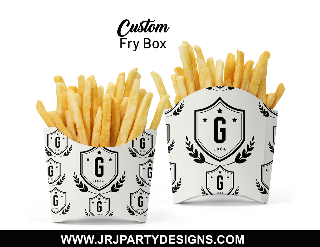 Fry Box Back Custom French Fry Boxes – JRJ Party Designs Inc.