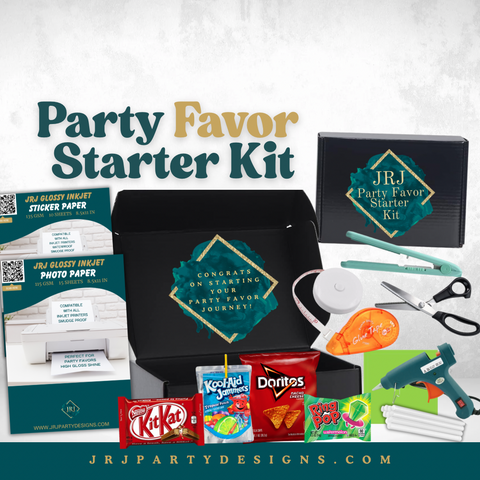 Party Favor Starter Kit, Beginner Party Favor Kit, DIY Party Favors, DIY mom, DIY party decor, Party Favor business, DIY custom party favors, party favor template 
