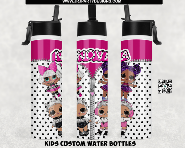 Kids Water Bottle - Personalize - Choose any theme