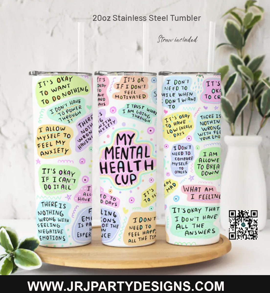 Mental Health Motivational Tumbler