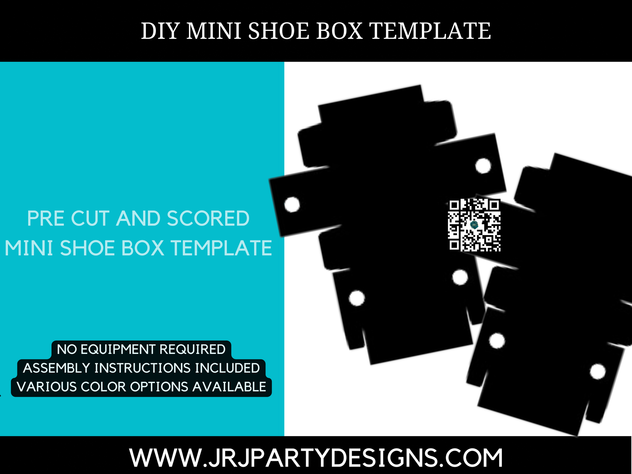 Mini Party Favor Shoe Box