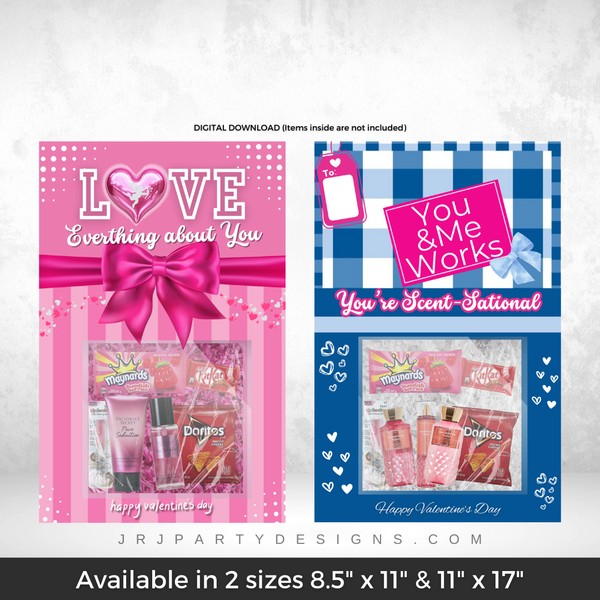 Jumbo Valentine Card, Giant Valentine’s Day Card, Candy Snack Gift