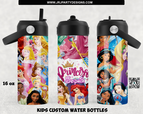 Kids Water Bottle - Personalize - Choose any theme