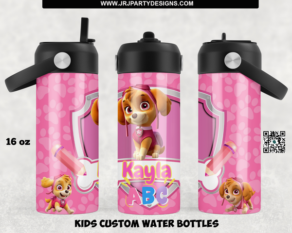 Kids Water Bottle - Personalize - Choose any theme