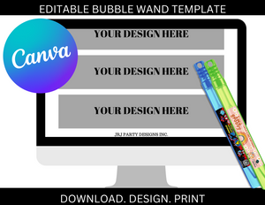 Bubble Wand Template