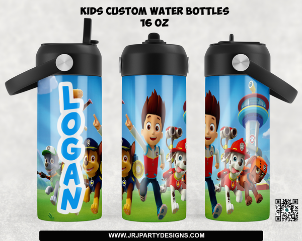 Kids Water Bottle - Personalize - Choose any theme