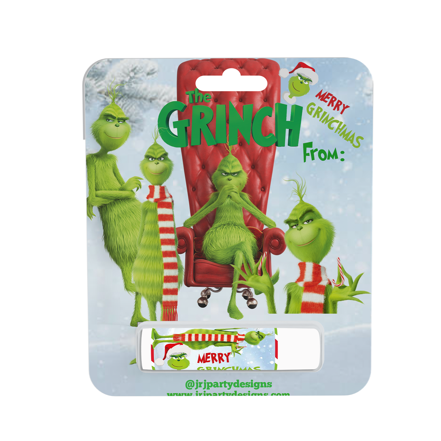 Grinchmas Lip Balm Holder