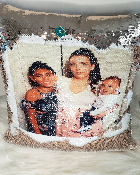 Custom Sequin Pillow