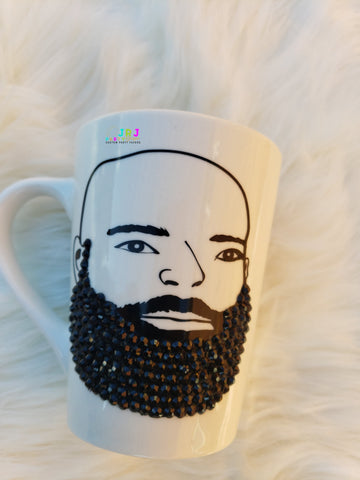 Custom Bling Mug - Man Beard